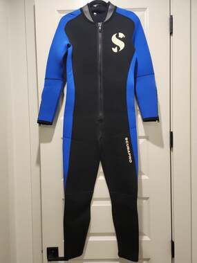 Scubapro Sport Steamer Men's EU50 Medium Neoprene Wetsuit Black Blue